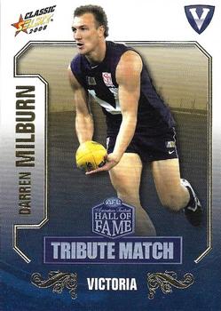 2008 Select AFL Classic - Hall of Fame Tribute Match #TM15 Darren Milburn Front